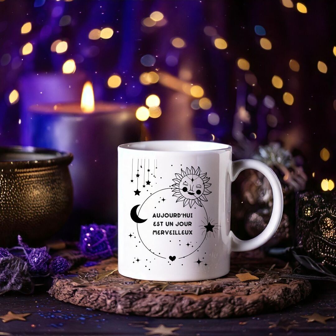 Tazza in ceramica Magic Sun Oggi è una giornata meravigliosa