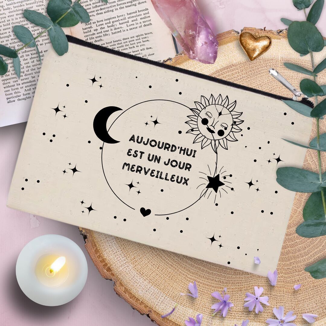 Astuccio in cotone 20X12cm Soleil Magique