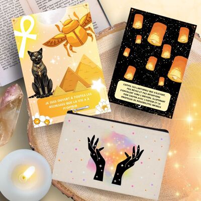 Tarjetas de afirmación positiva Glimmers of Abundance (32 tarjetas + estuche de almacenamiento)