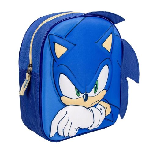 MOCHILA INFANTIL 3D APLICACIONES SONIC - 2100005082