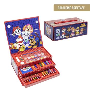 ENSEMBLE DE PAPETERIE COLORABLE PAW PATROL - 2700000826 1