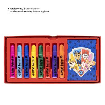 ENSEMBLE DE PAPETERIE COLORABLE PAW PATROL - 2700000826 4