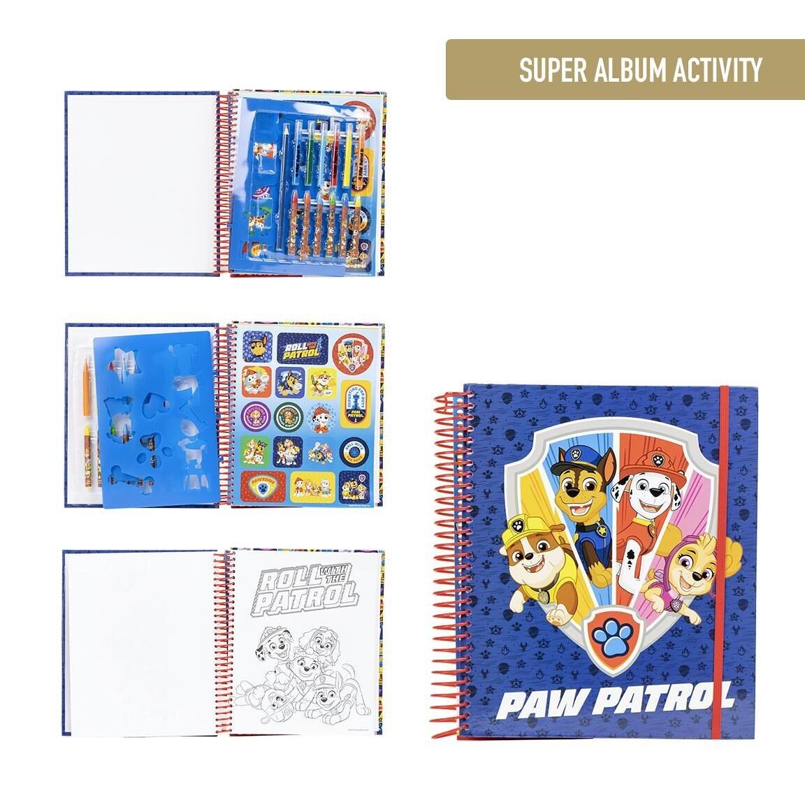 PAW PATROL COLOREABLE ACTIVITIES ALBUM - 2700000852