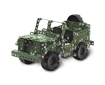 Ensemble de construction en métal pour jeep de l'armée 4