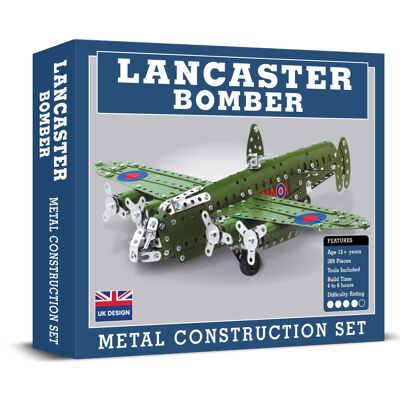 Set da costruzione in metallo per bombardiere Lancaster
