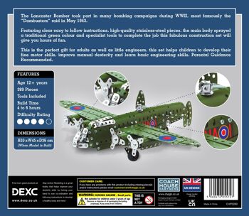 Ensemble de construction en métal bombardier Lancaster 2