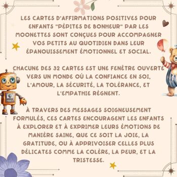 Cartes d'affirmations positives pour enfants "Pépites de Bonheur" (32 cartes) 8