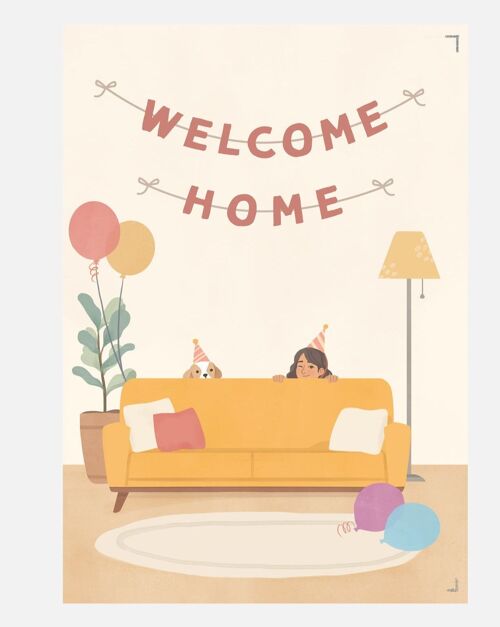 Kaart Welcome Home