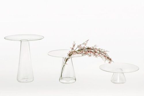 TRIO - Vase aus Borosilikatglas