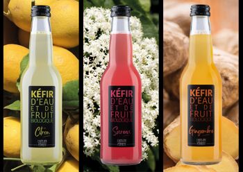 Kéfir de Fruit BIO - ADF Citron 33CL 2