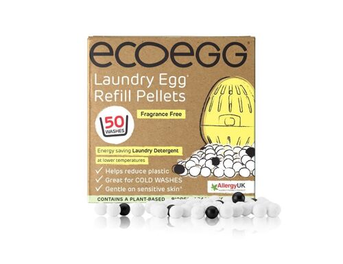 Ecoegg Navulling - Fragrance Free - 50 Wasjes Fragrance Free