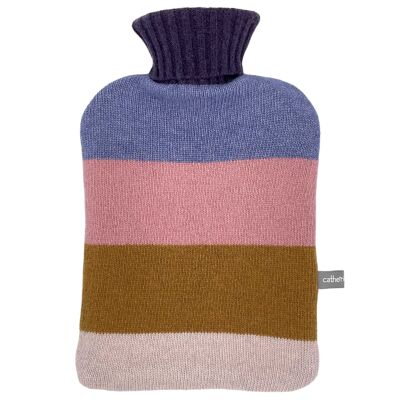 HOTTIE COVER - cuello vuelto - lana de cordero - bloque - púrpura