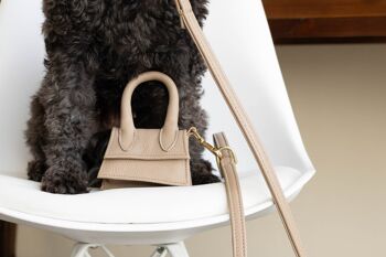 The Dog Musthaves Designer Bag - Beloningstasje voor hondenkoekjes en poepzakdispenser - Zand Taupe 6