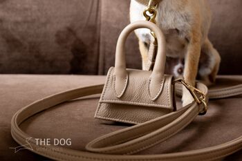 The Dog Musthaves Designer Bag - Beloningstasje voor hondenkoekjes en poepzakdispenser - Zand Taupe 8