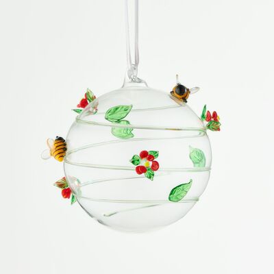 10 cm Glaskugel – Wildlife Collection – Biene