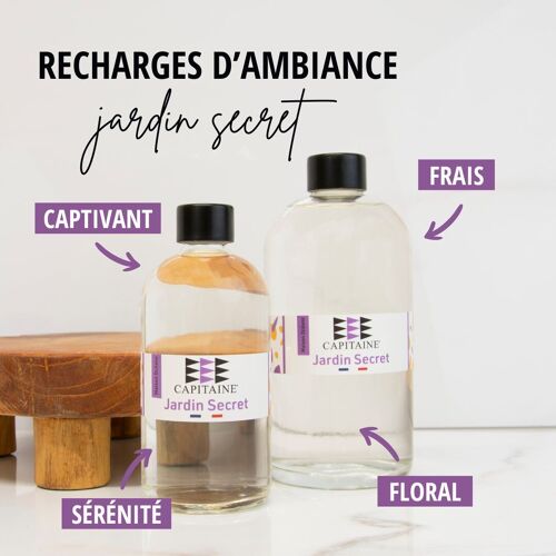 Recharge Parfum d'Ambiance - Jardin Secret (230 ou 470ml)