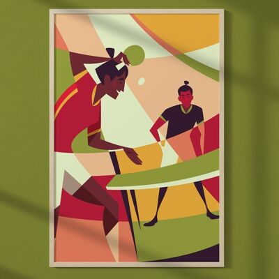 Tischtennis-Poster