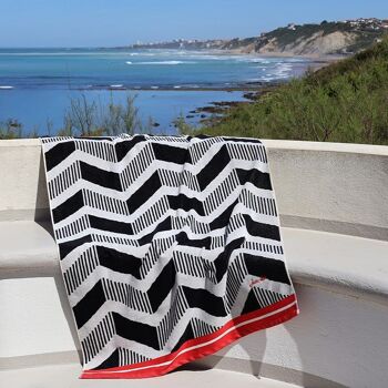 Drap de plage Ilbarritz Noir 5