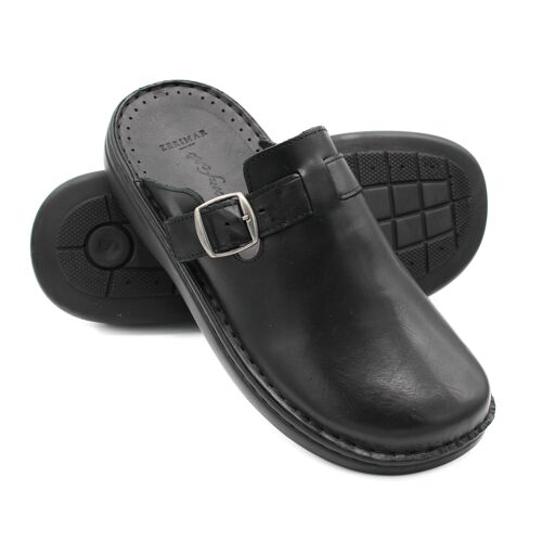 Men's sandal 100% leather Comfort sole -Zerimar