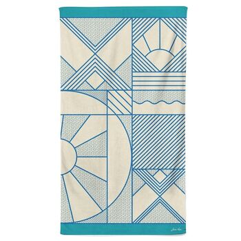 Drap de plage Leihoa Bleu Azur 1