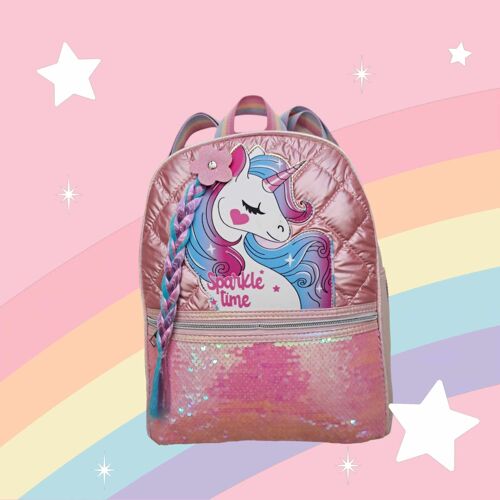[ XX4 ] Unicorn Backpack with Sequins