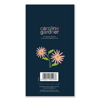 Agenda fin 2025 Caroline Gardner avec fleurs botaniques 2