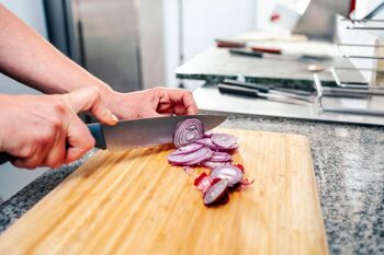 Couteau de Chef - 17 cm Lame Lisse - Noir - Avec Protection | Classic Polypro | NOGENT *** 2