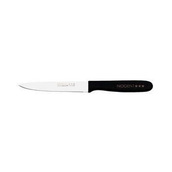 Couteau à Tomates - 11cm Lame Crantée 1mm - Noir - Avec Protection | Classic Polypro | NOGENT ***