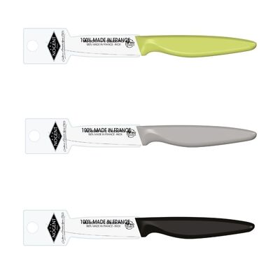 Office - 9 cm Smooth Blade - Variegated: Green, Gray, Black - With Clip-on Case | Classic Pro Organic Sourced | NOGENT ***