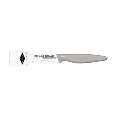 Messer - 6 cm glatte, abgerundete Klinge - Grau - Mit Clip-Etui | Classic Pro aus biologischem Anbau | NOGENT ***