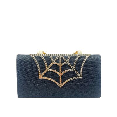 Layla – Clutch mit Spinnennetz-Design