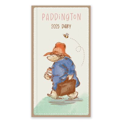 Illustrierter schmaler Paddington-Tagebuch 2025