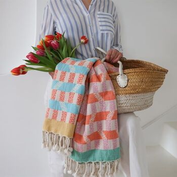 Fouta Urean Tangerine 4