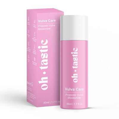 Crema vaginale naturale con acido lattico e pH regolati da Ohtastic