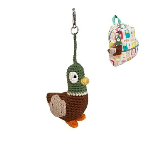 Bag charms – mallard duck