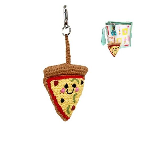 Bag charms – pizza slice