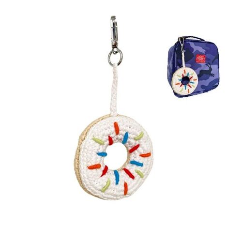 Bag charms – White doughnut