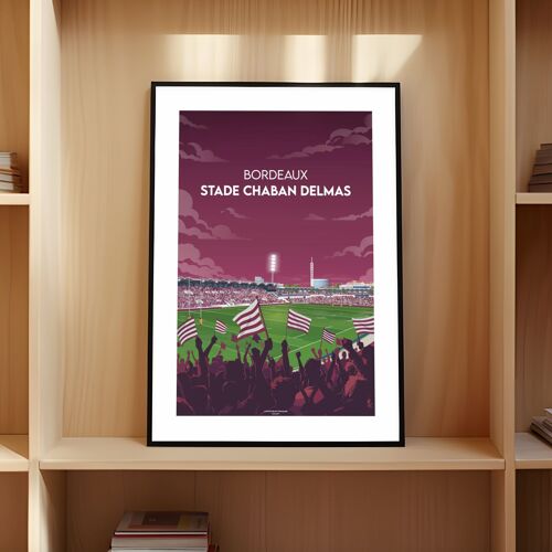 Affiche Rugby - Bordeaux