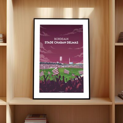 Poster di rugby - Bordeaux