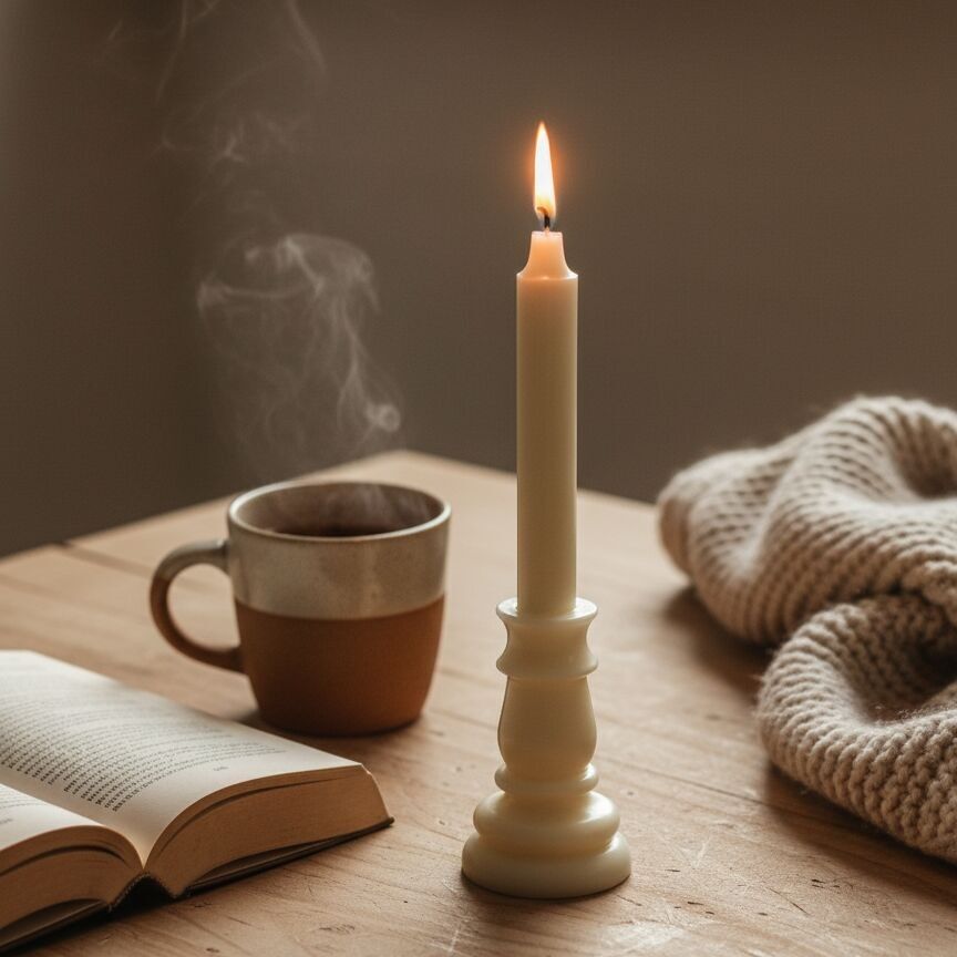 Duftkerze – Wüste Gobi (Safran, Rose, Vanille)