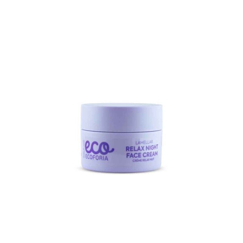 Lamellar relaxing night face cream - Ecoforia