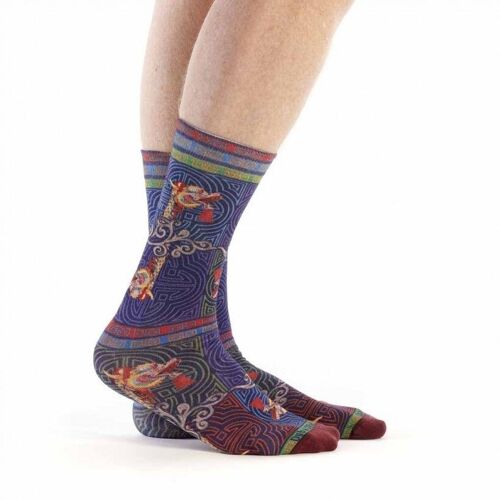 chaussette bambou chinoiserie homme
