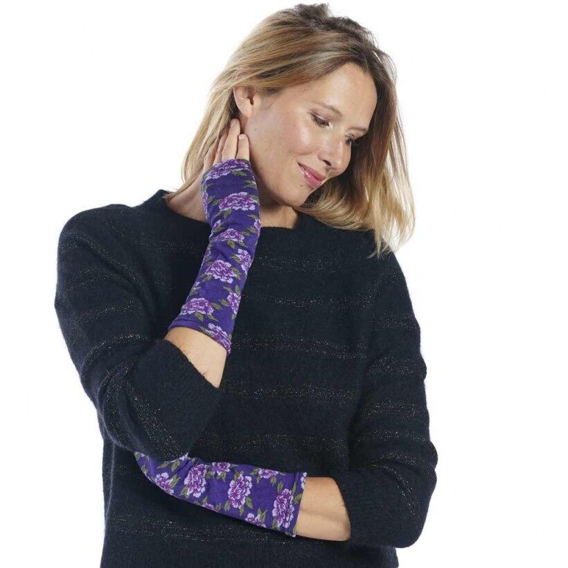 Guanto cineserie viola