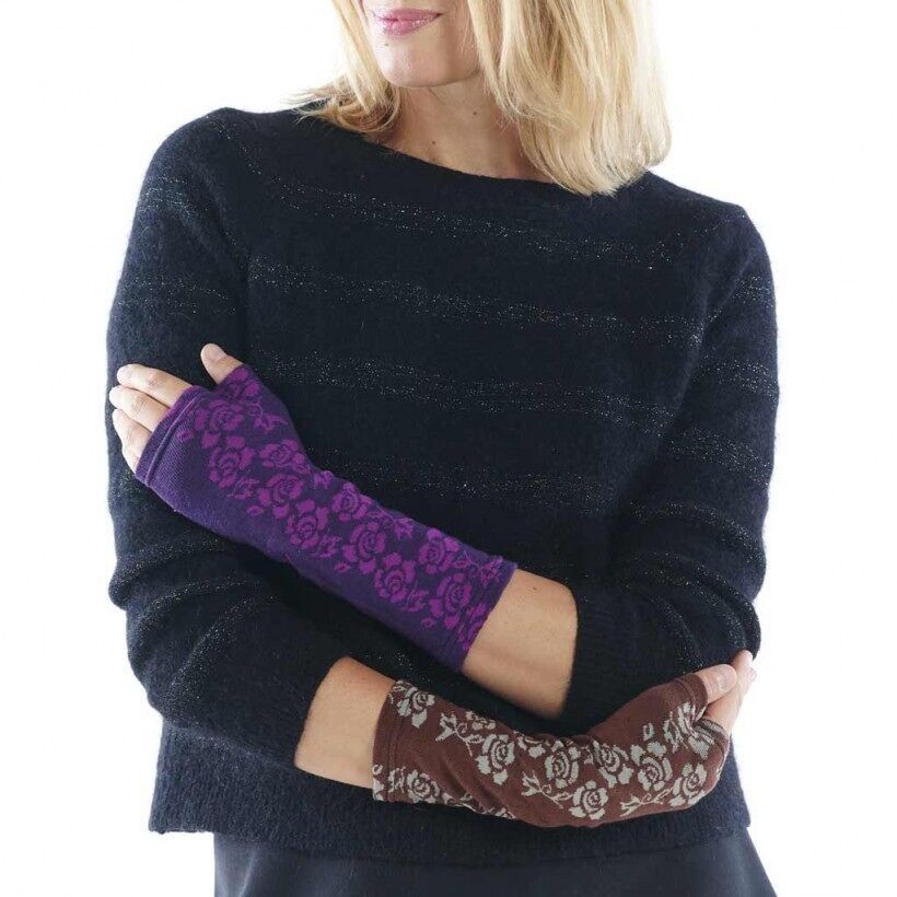 Guanto con cintura asimmetrica