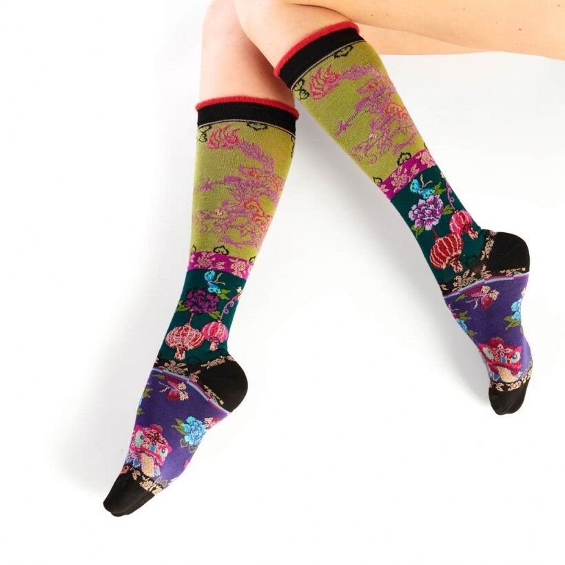 Gambaletto da donna Chinoiserie