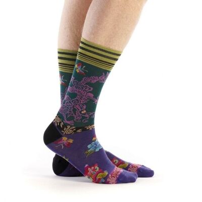 Chinoiserie-Socke für Herren