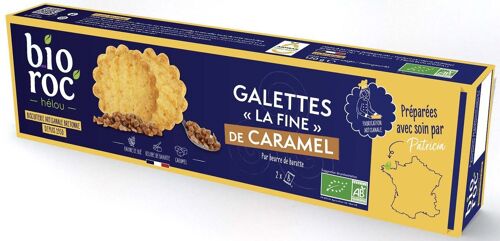 BISCUIT SUCRE - GALETTE "LA FINE" AU CARAMEL - 120G