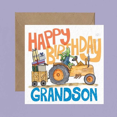 Tractor grandson