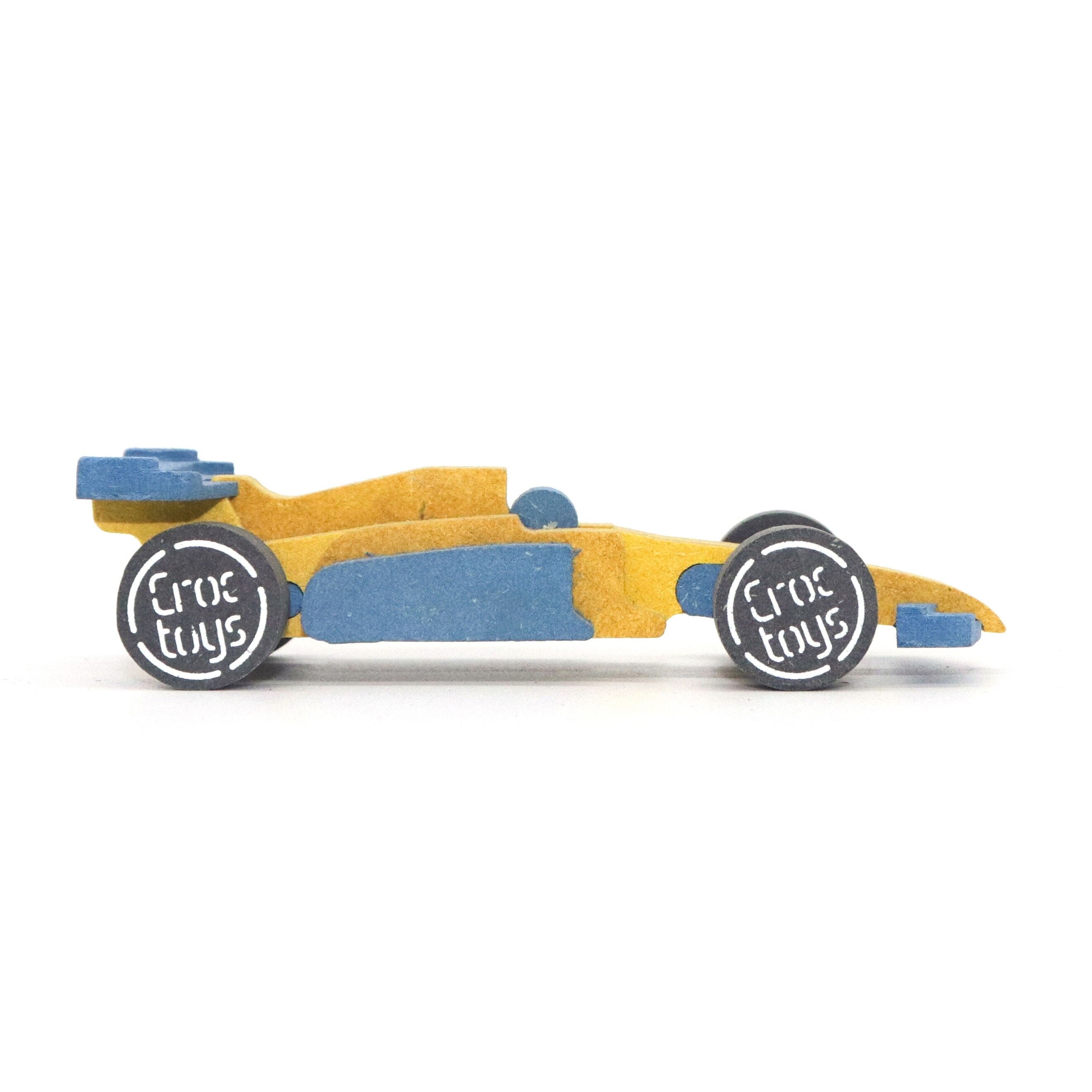 Kit de construcción de vehículos de madera DIY: 2 fórmulas CROCTOYS