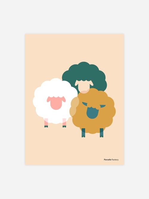 Affiche - Moutons